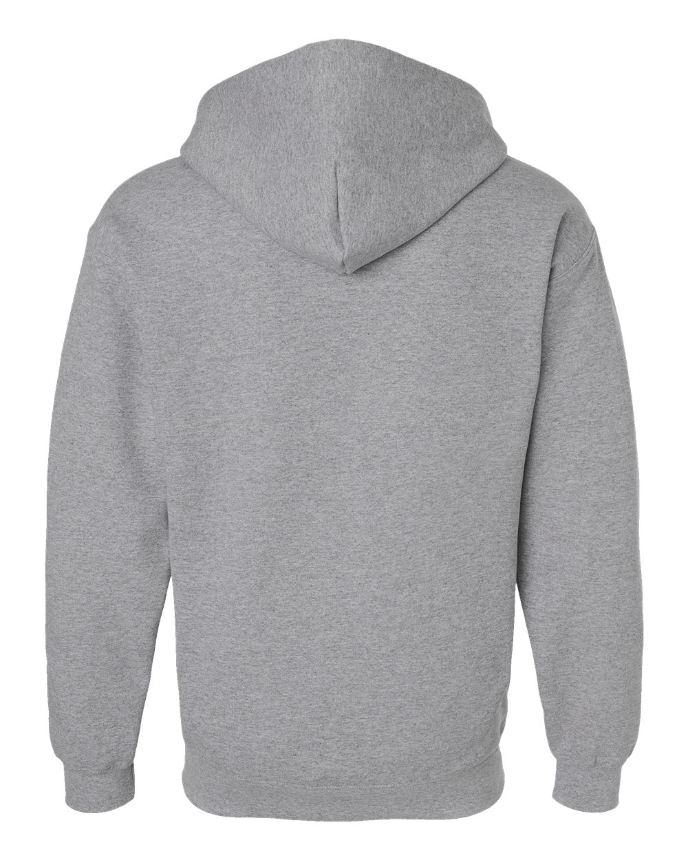 Full-Zip Hoodie — Sport Grey — back garment preview