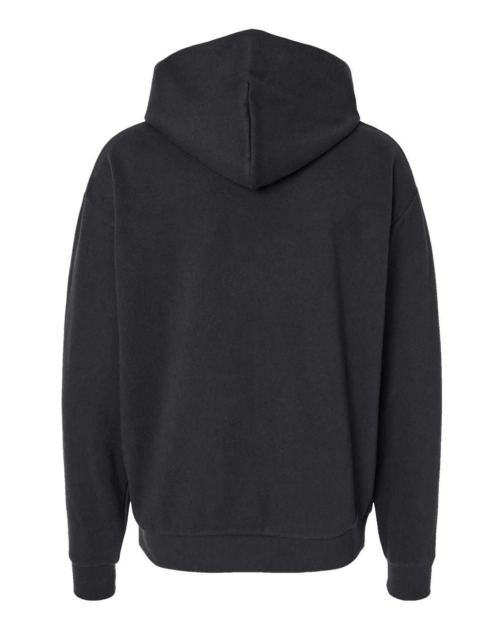 Premium Hoodie — Black — back garment preview