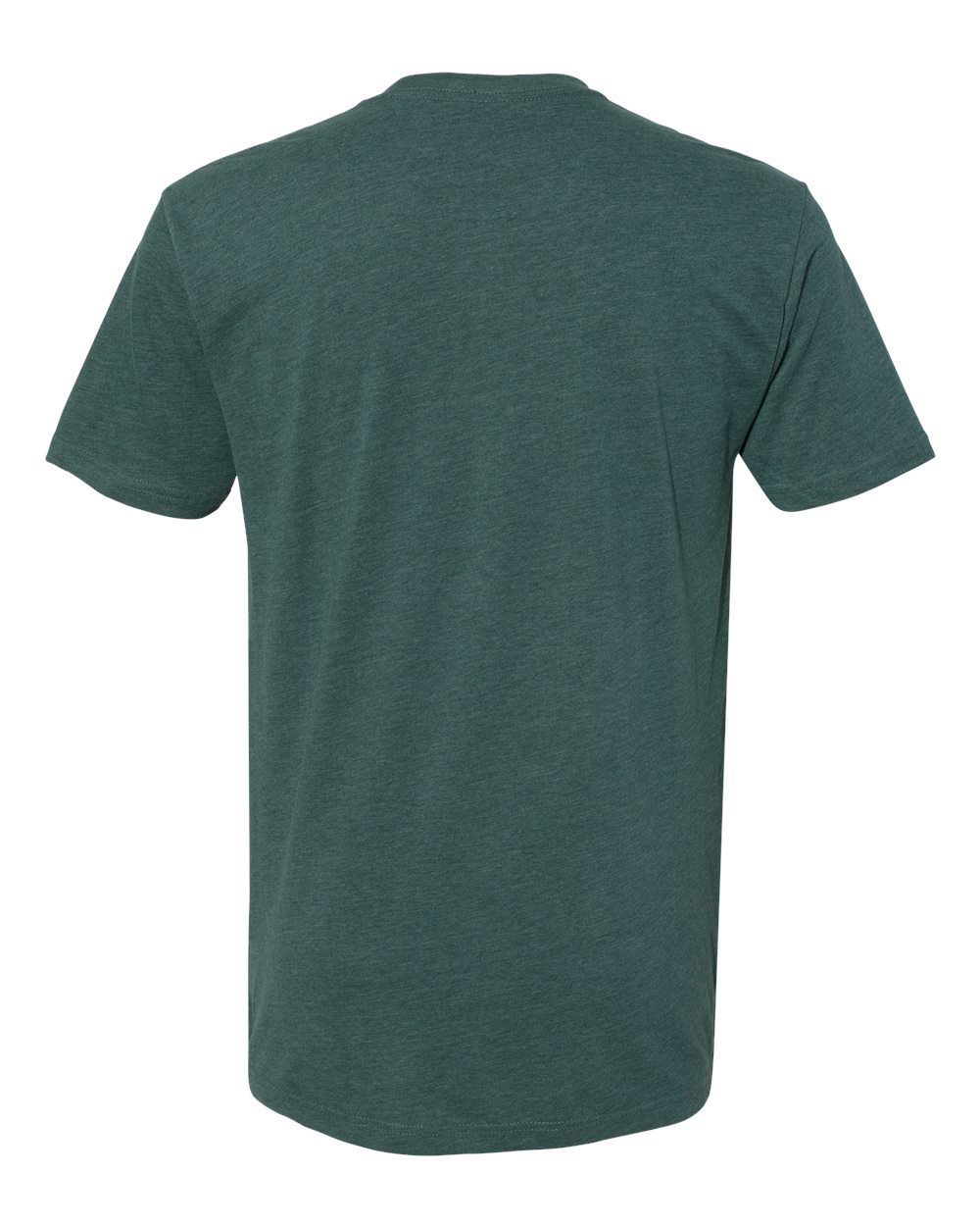 Premium T-Shirt — Heather Forest Green — back garment preview