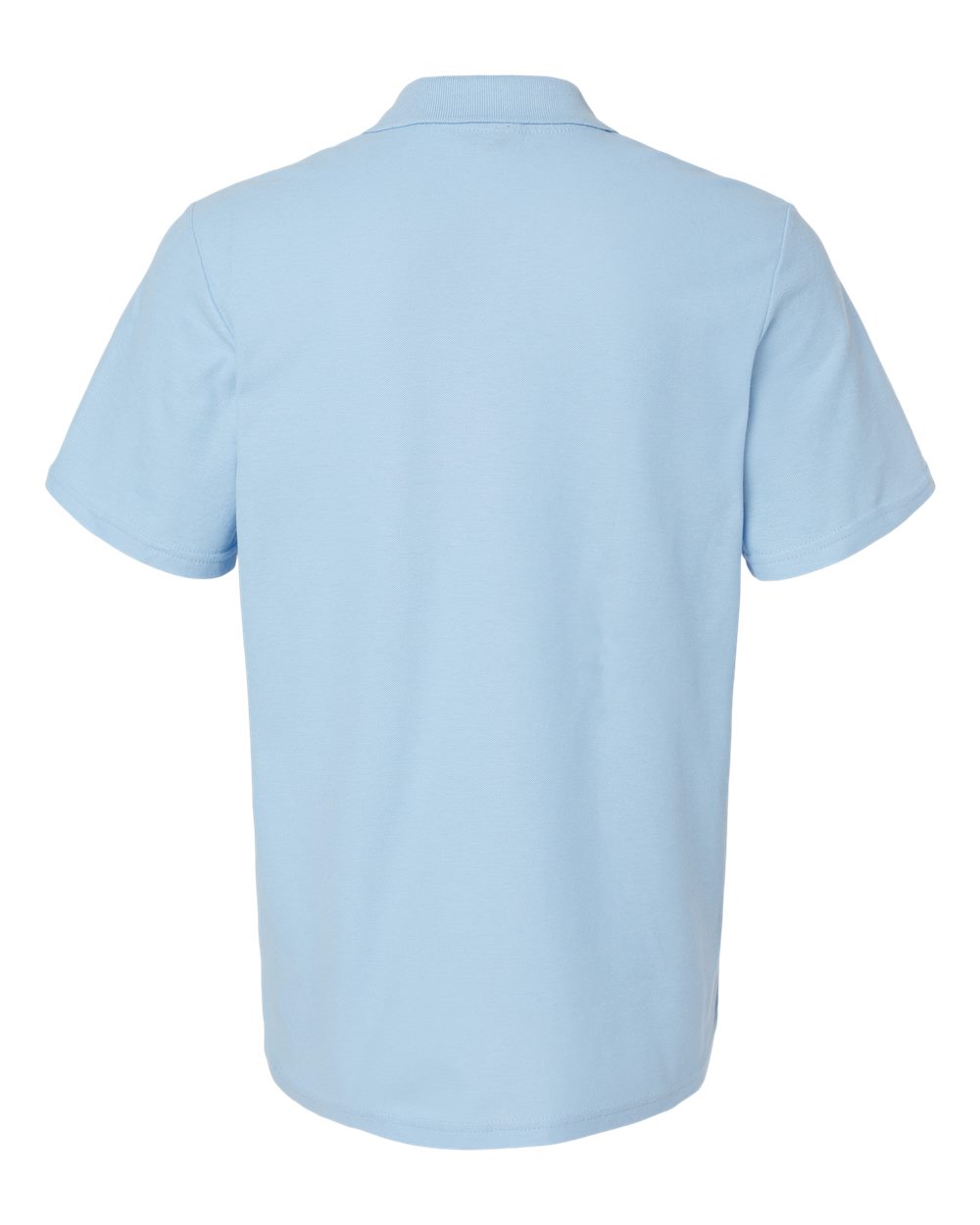 Standard Polo — Light Blue — back garment preview