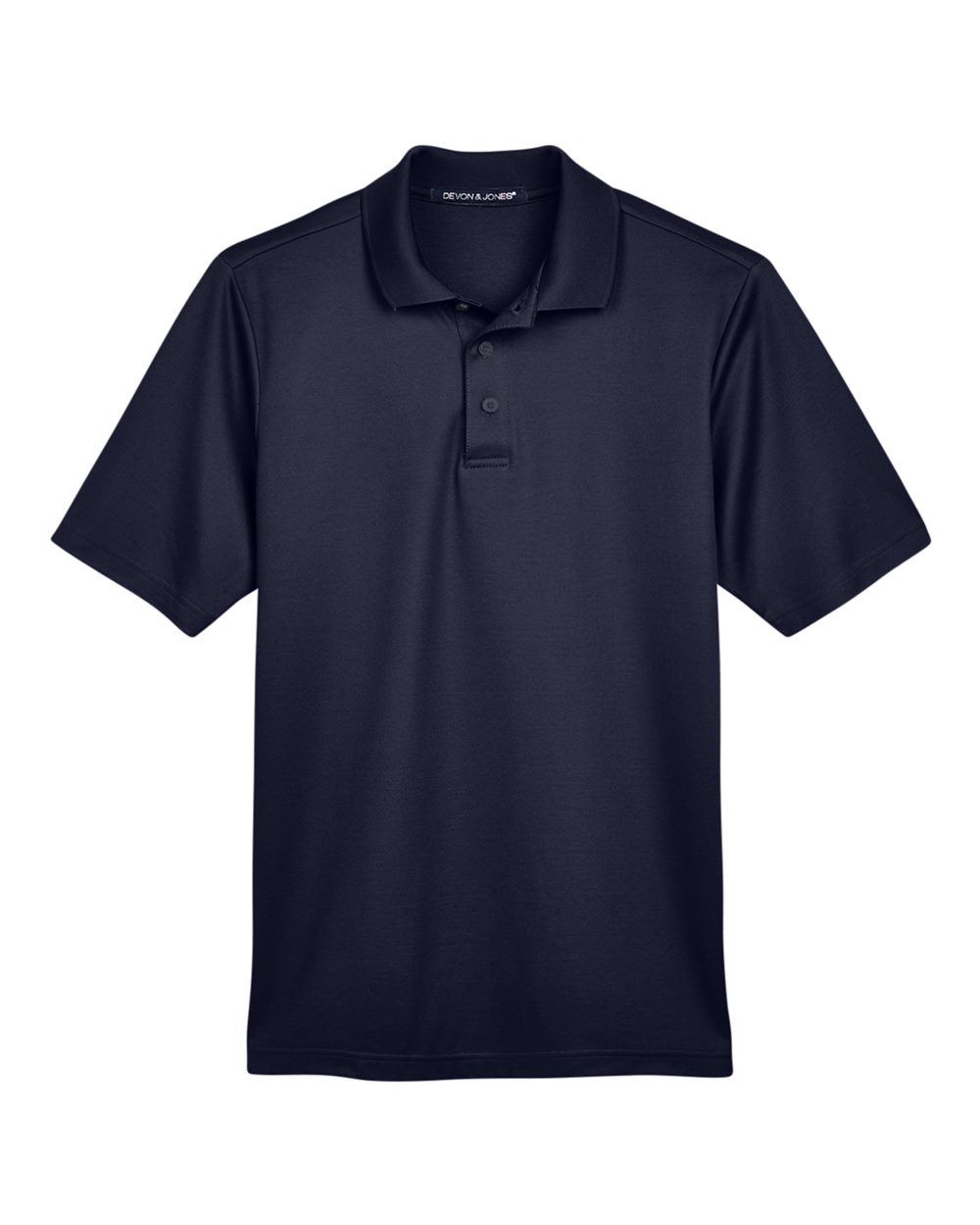 Premium Polo — Navy — front garment preview