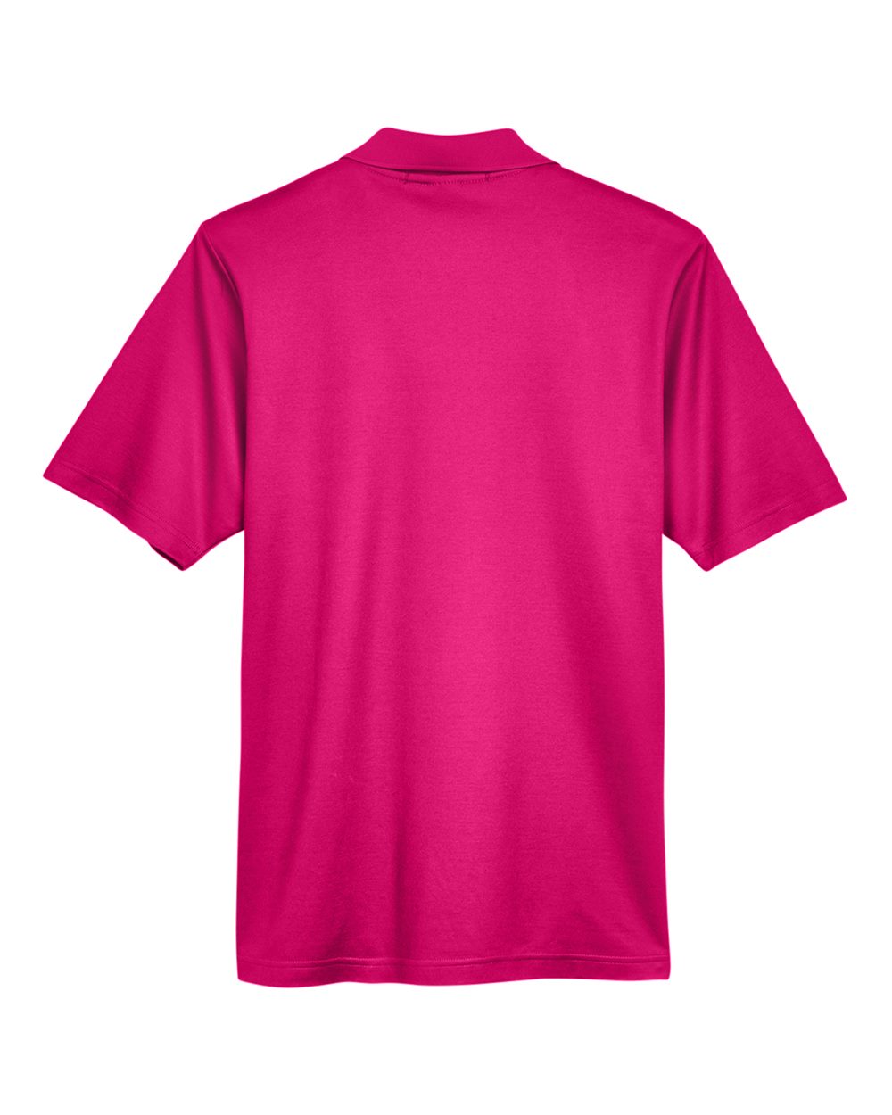 Premium Polo — Crown Raspberry — back garment preview