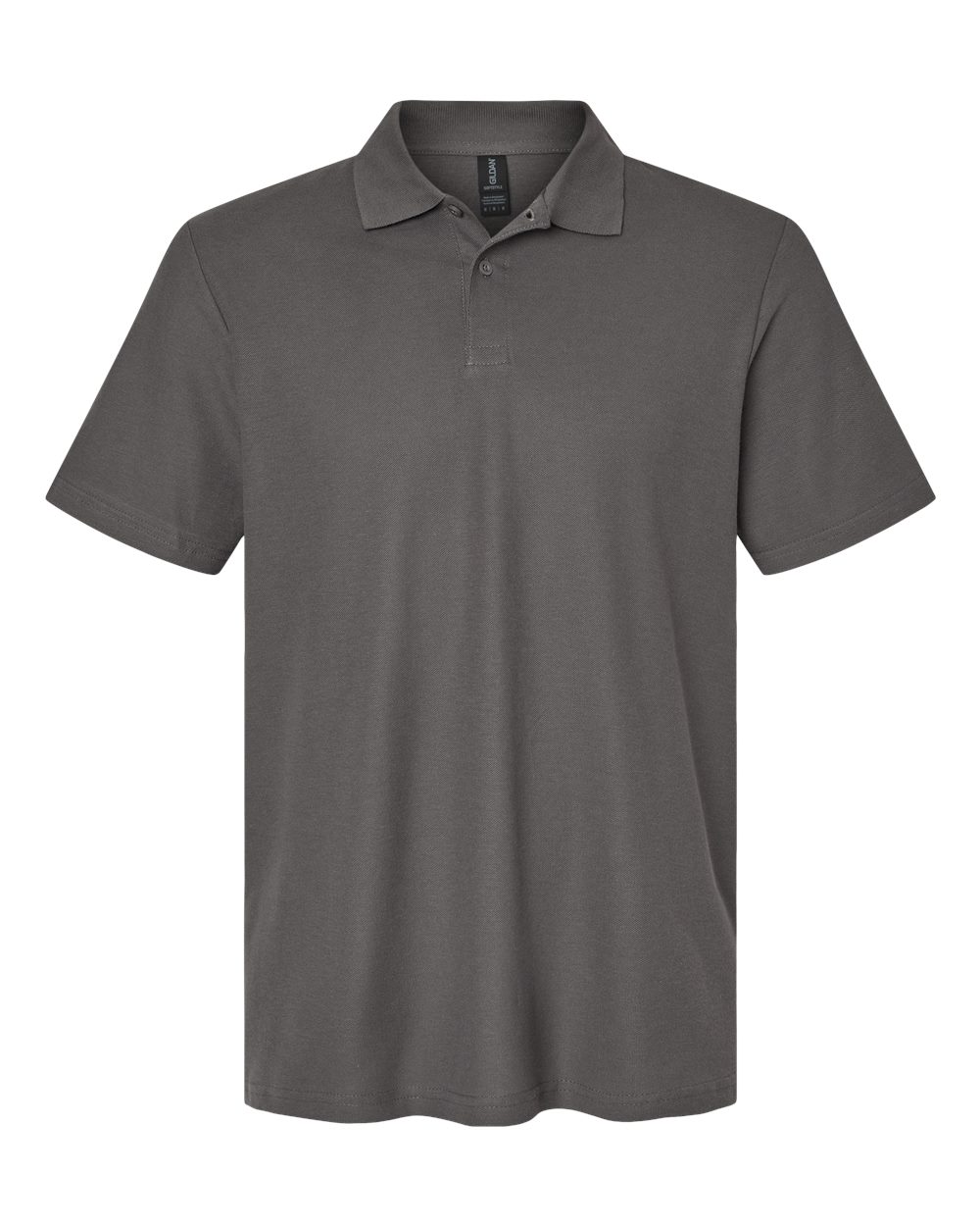 Standard Polo — Charcoal — front garment preview