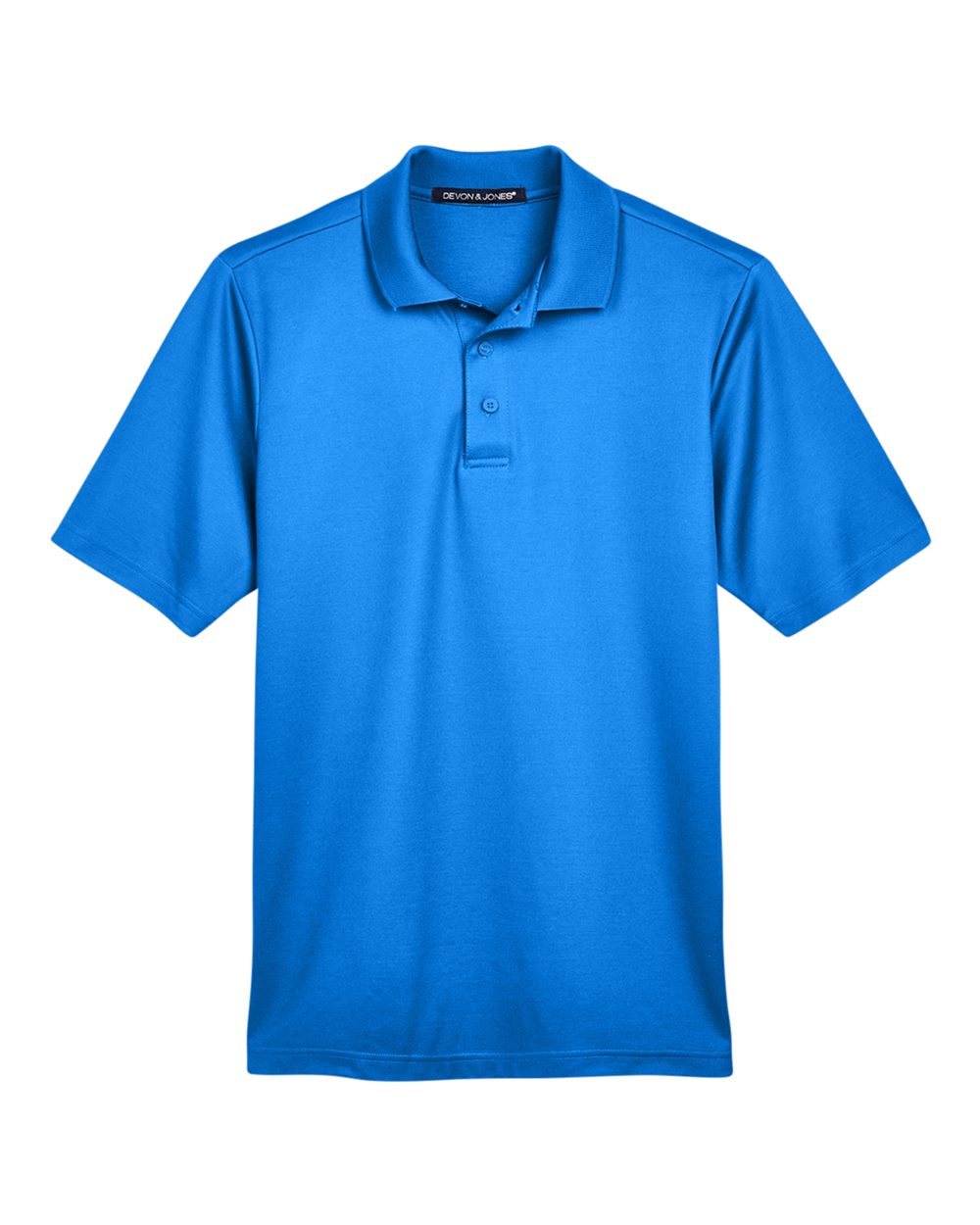 Premium Polo — French Blue — front garment preview