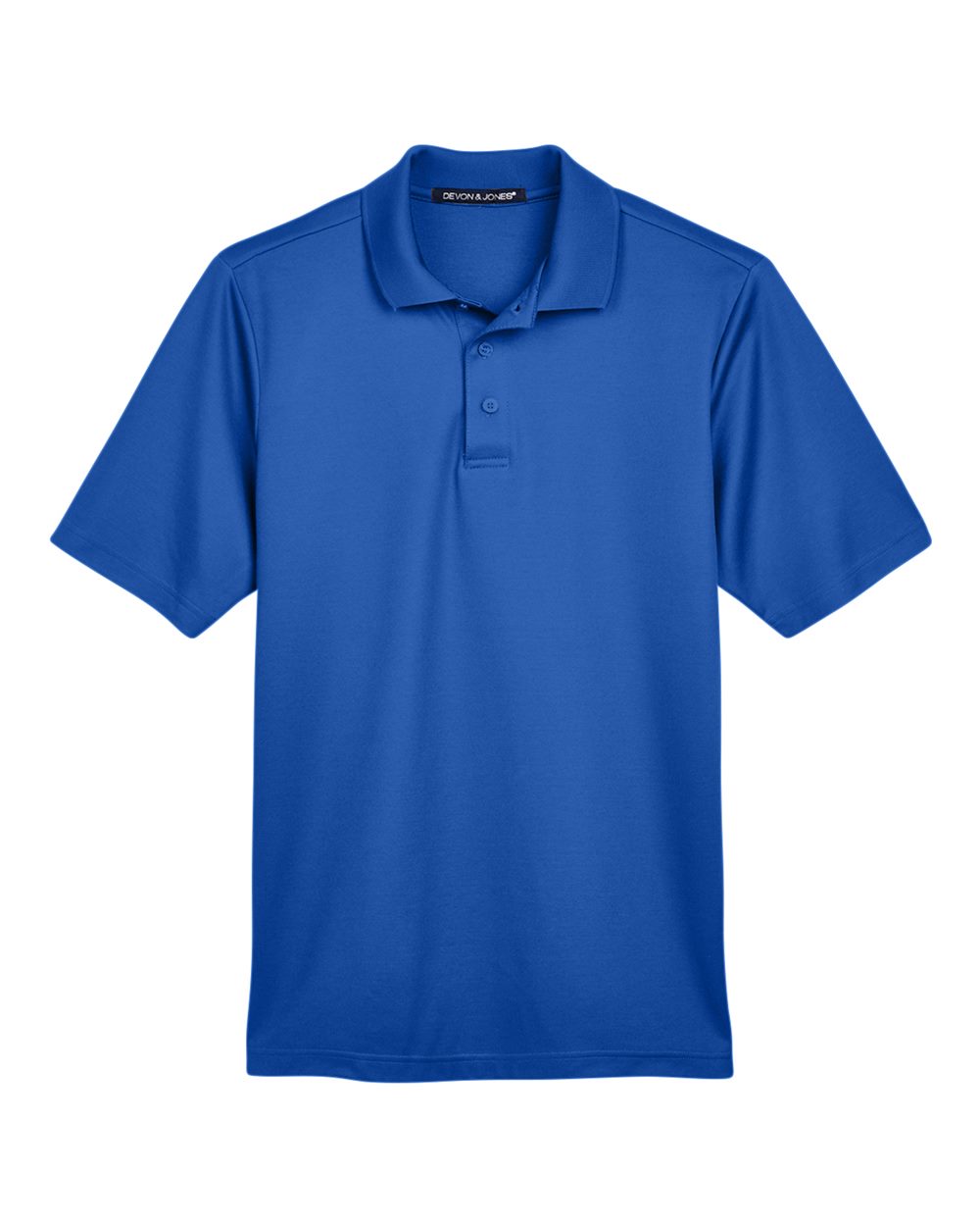Premium Polo — True Royal — front garment preview