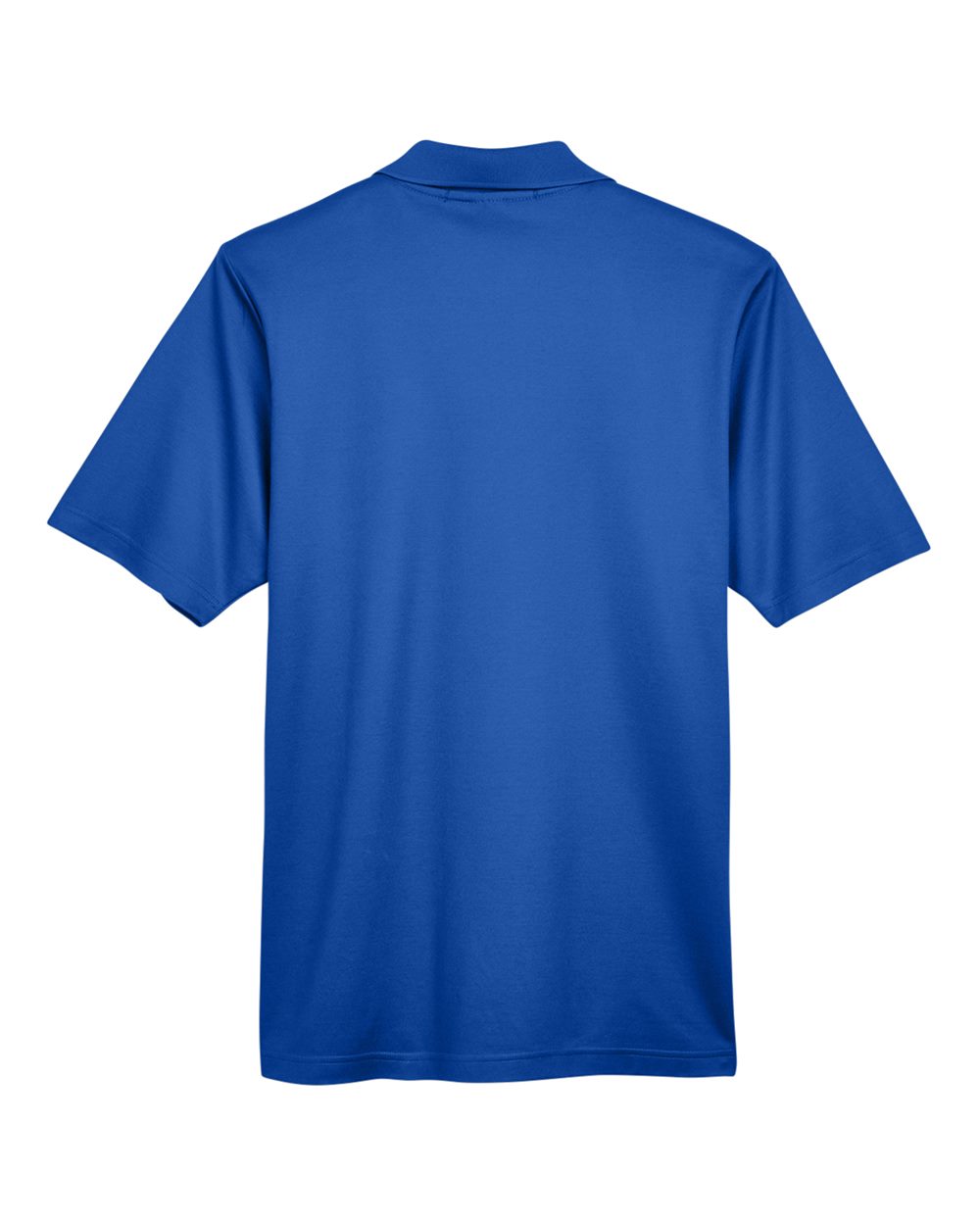 Premium Polo — True Royal — back garment preview