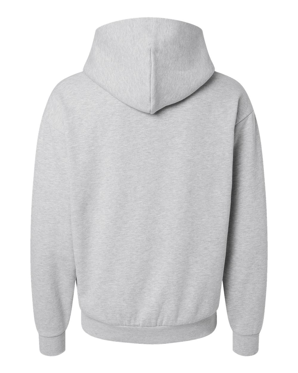 Premium Hoodie — Grey Heather — back garment preview