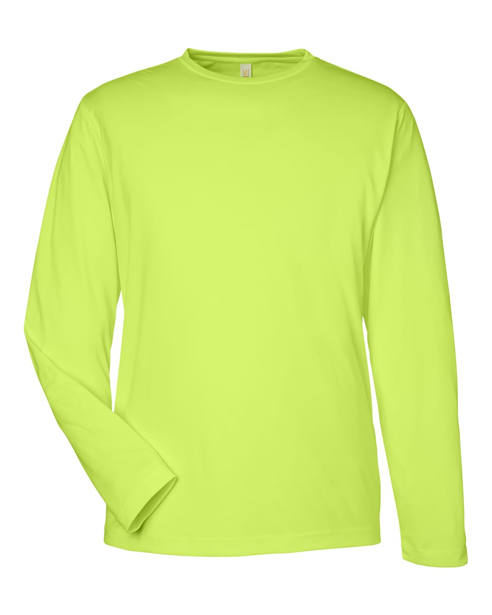 Performance Long Sleeve — Safety Yellow — front garment preview