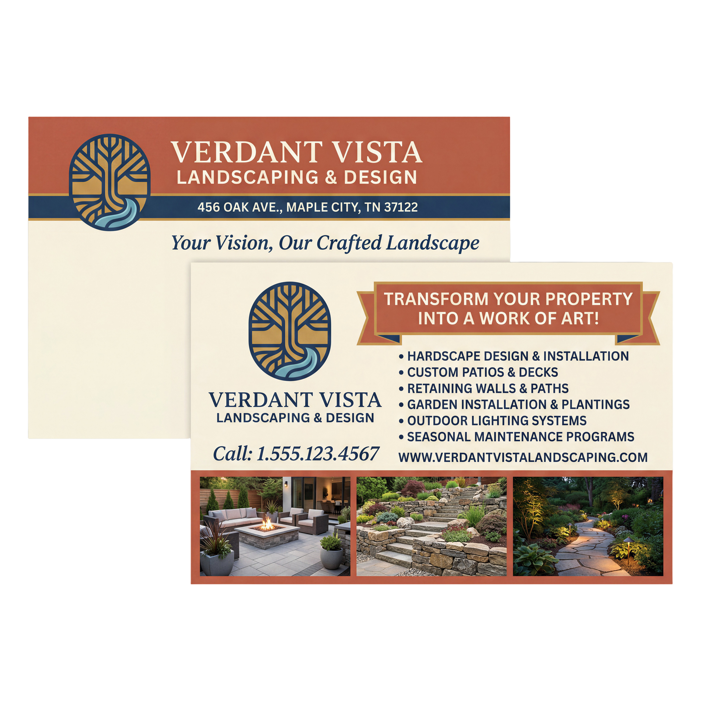 Varaprint custom postcards featuring vibrant printed designs on high-quality cardstock.