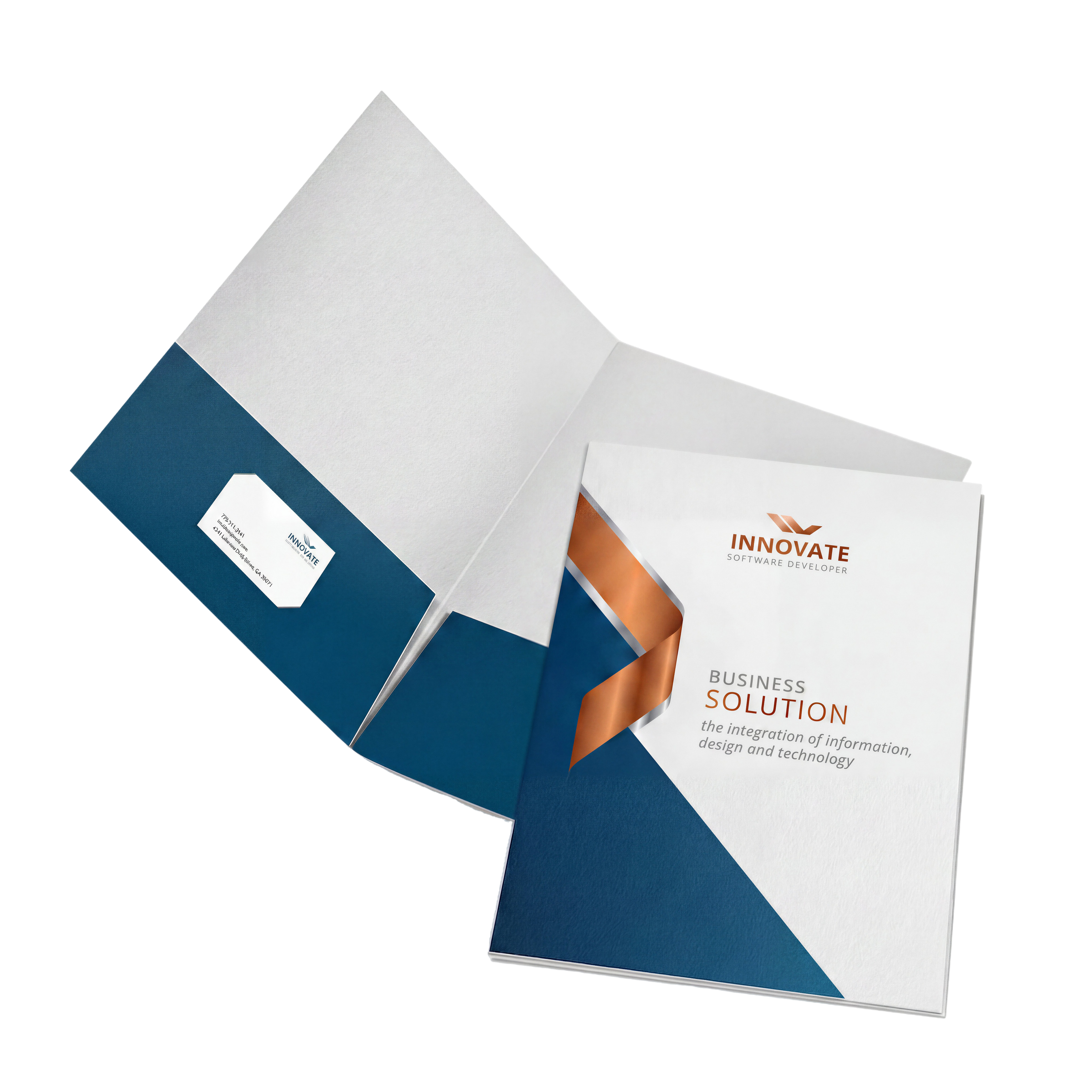 9x12 Varaprint presentation folders for marketing materials, featuring a professional design and durable construction.
