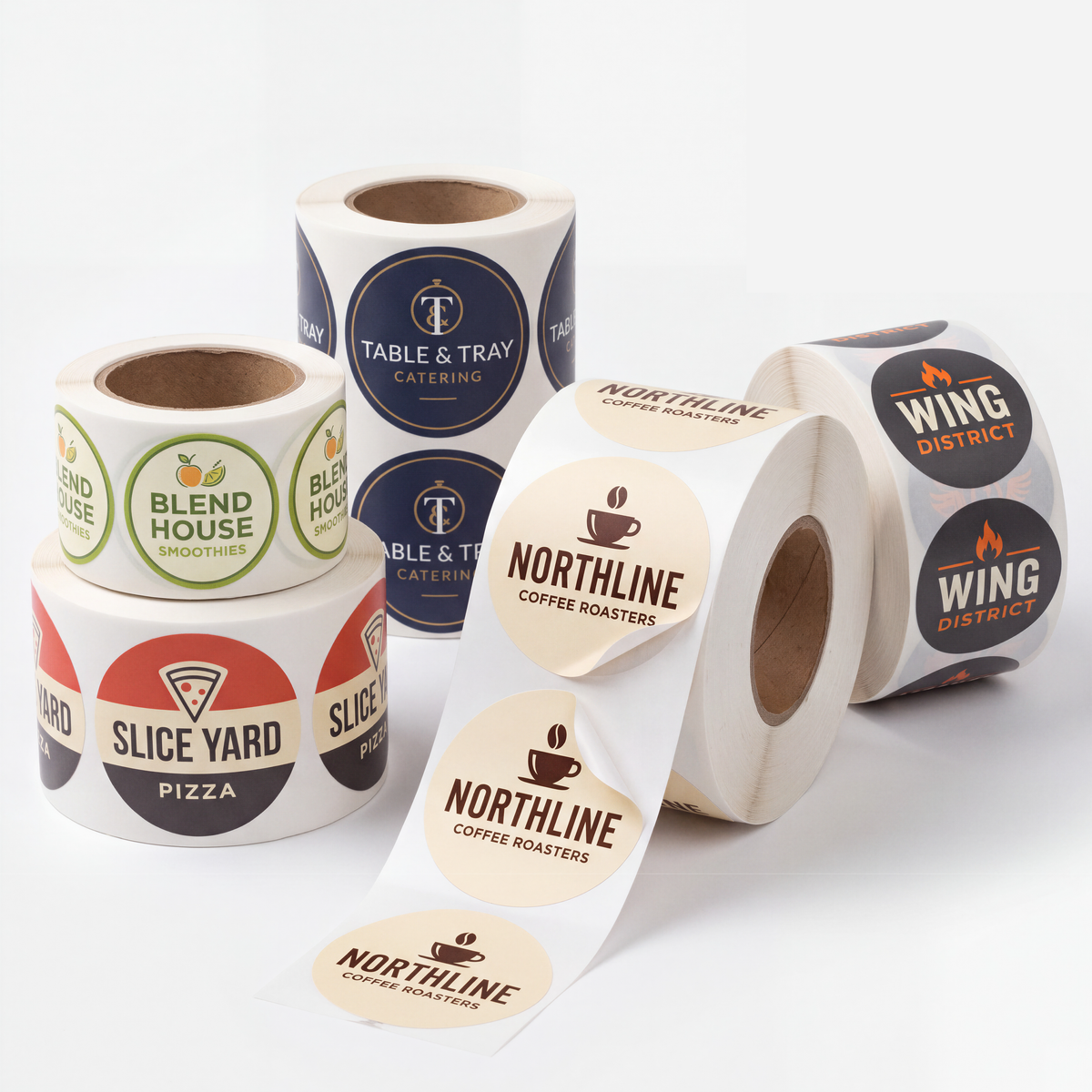 Custom Round Roll Labels