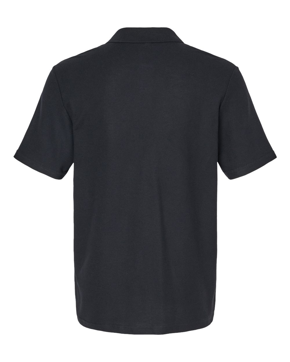 Standard Polo — Black — back garment preview