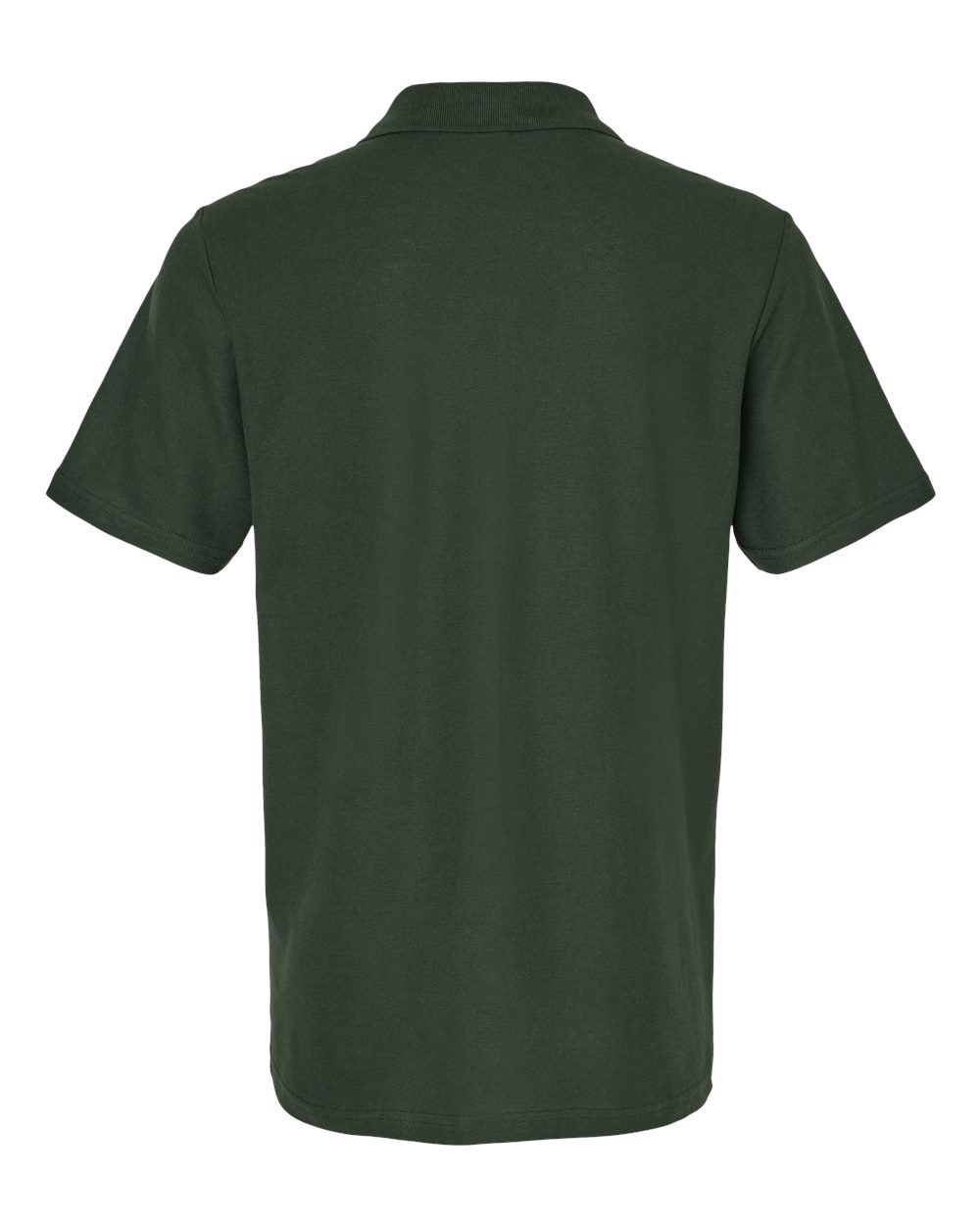 Standard Polo — Forest Green — back garment preview