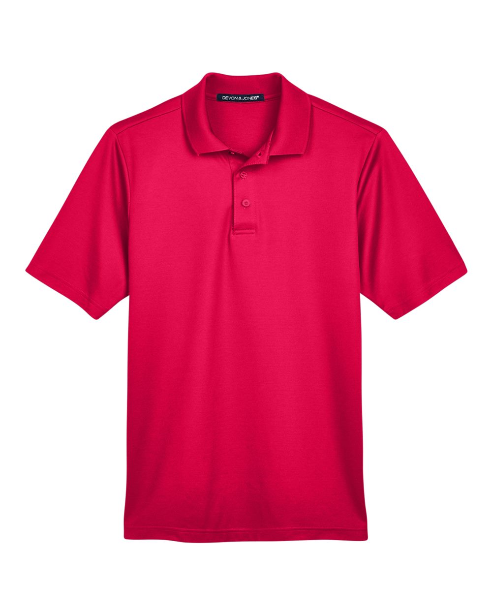 Premium Polo — Red — front garment preview