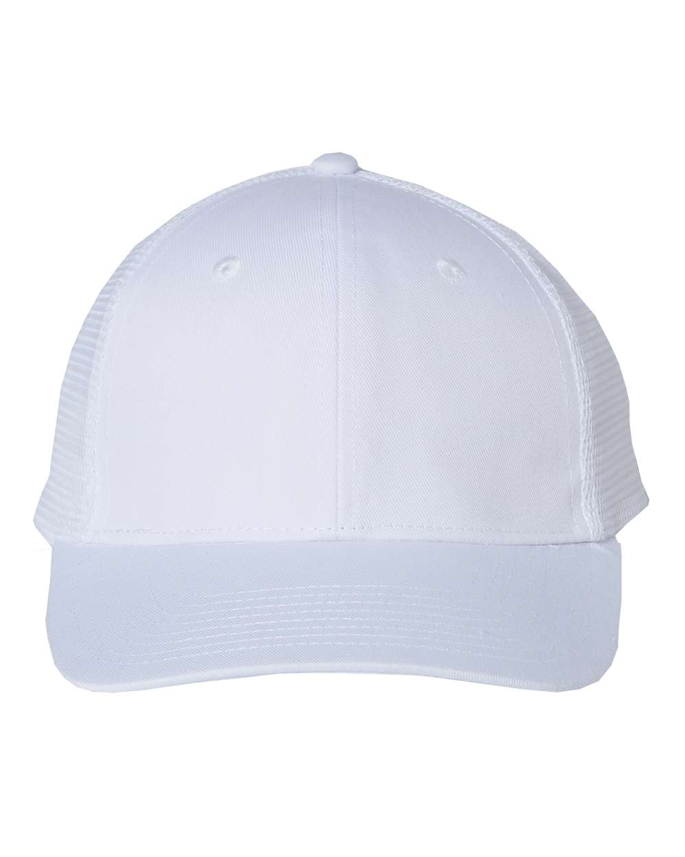 DTF Trucker Hat — White — front garment preview