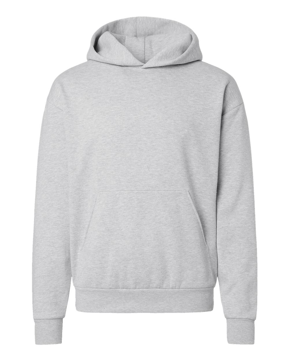 Premium Hoodie — Grey Heather — front garment preview