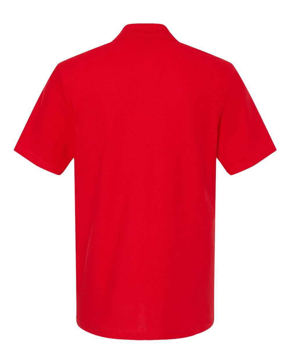 Standard Polo — Red — back garment preview