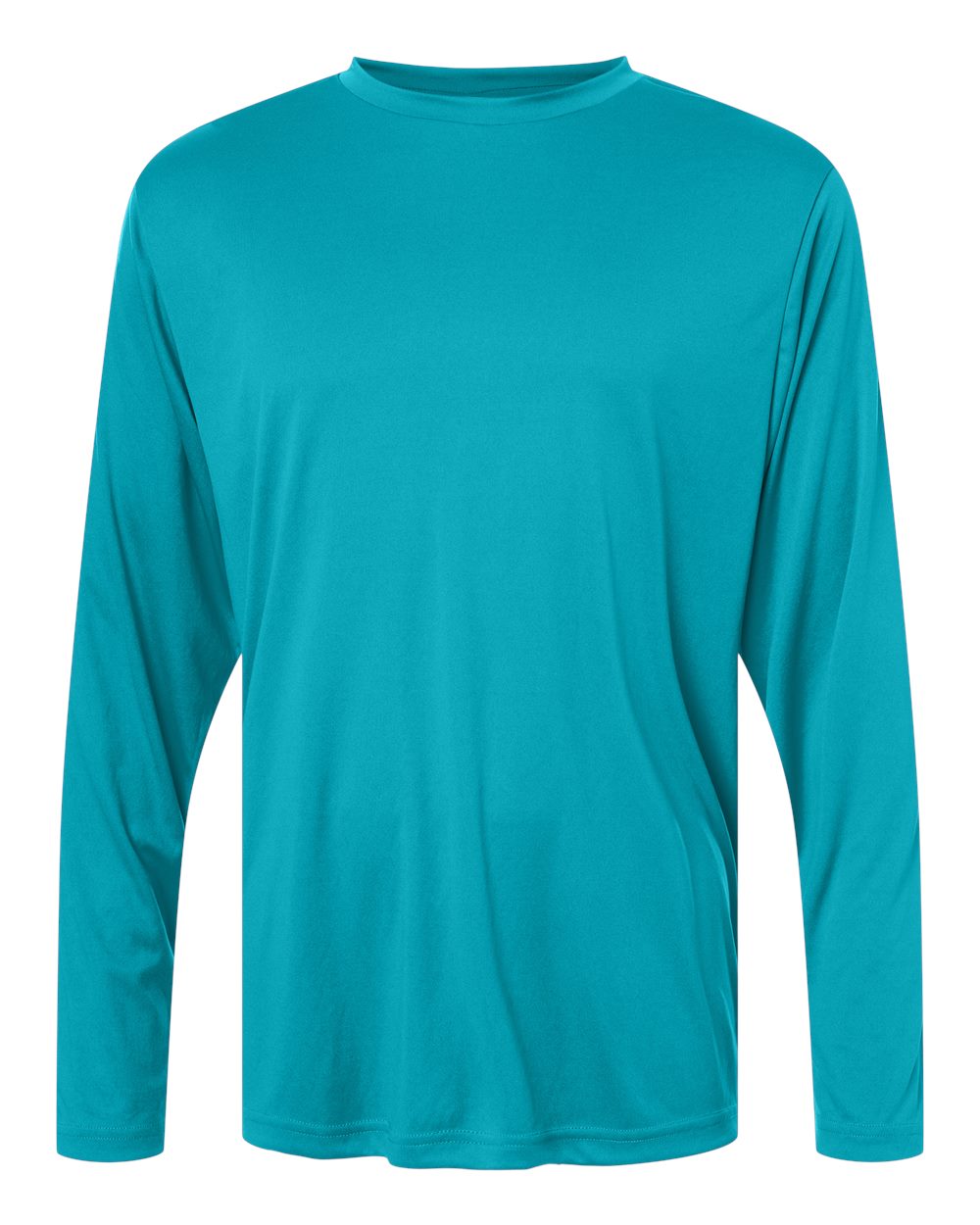 Performance Long Sleeve — Clear Teal — front garment preview