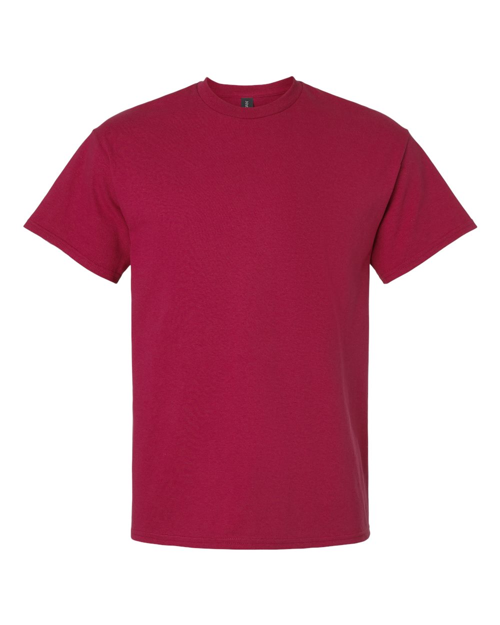 White Gildan 2000 Unisex Ultra Cotton T-Shirt, casual cotton short-sleeve tee for men and women, front view.
