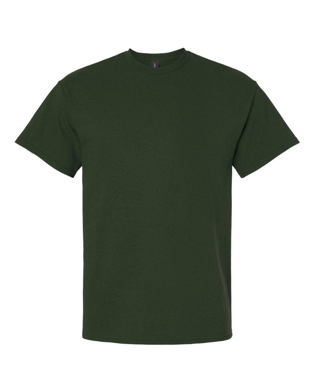 White Gildan 2000 Unisex Ultra Cotton T-Shirt, casual cotton tee with short sleeves and crew neckline, front view.