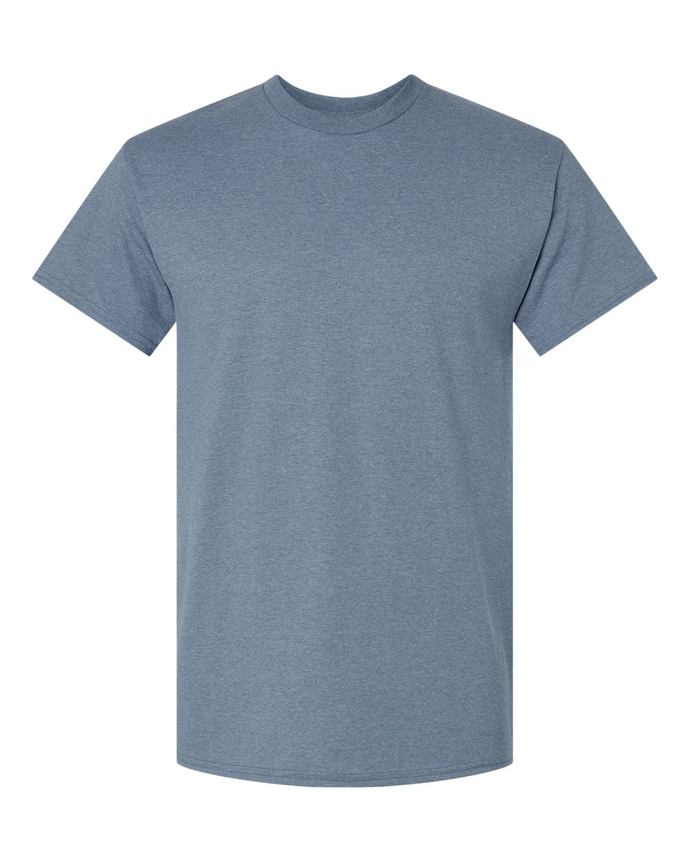 White Gildan 2000 Unisex Ultra Cotton T-Shirt, short sleeve, classic fit, soft cotton fabric, front view.
