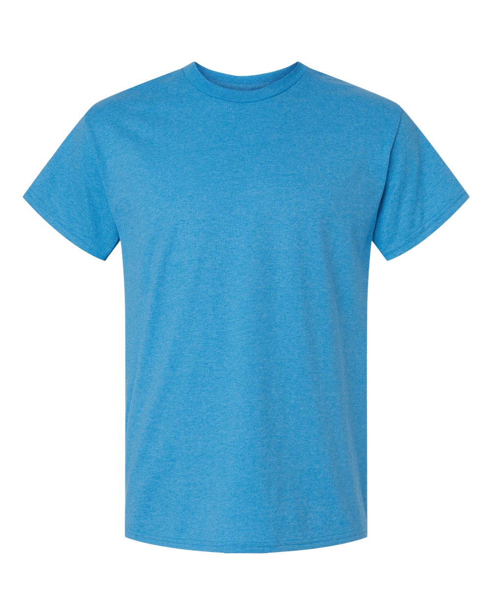 White Gildan 2000 Unisex Ultra Cotton T-Shirt, front view showing classic crew neck and short sleeves.