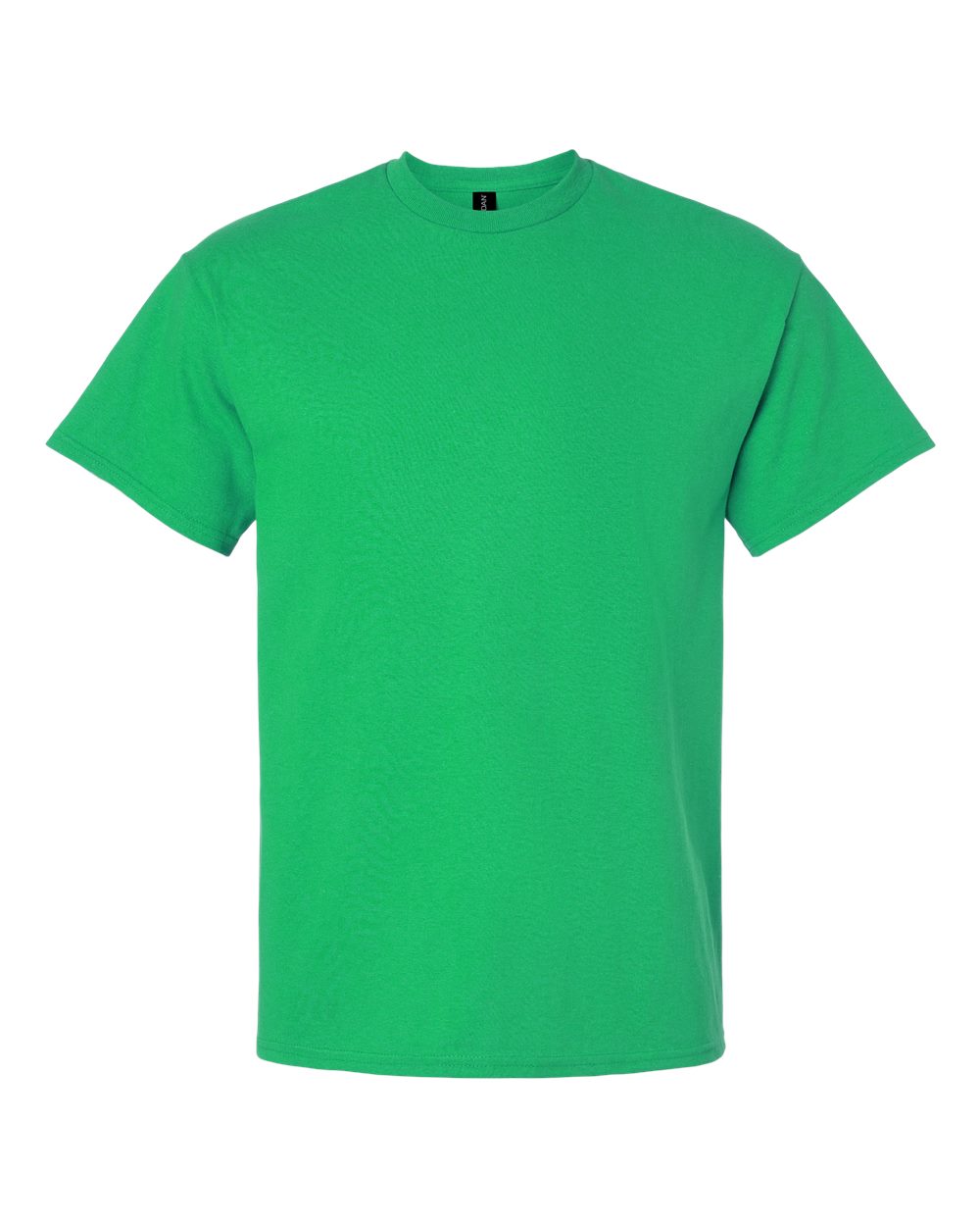 White Gildan 2000 Unisex Ultra Cotton T-Shirt laid flat, showing classic crew neck and short sleeves, soft cotton fabric.