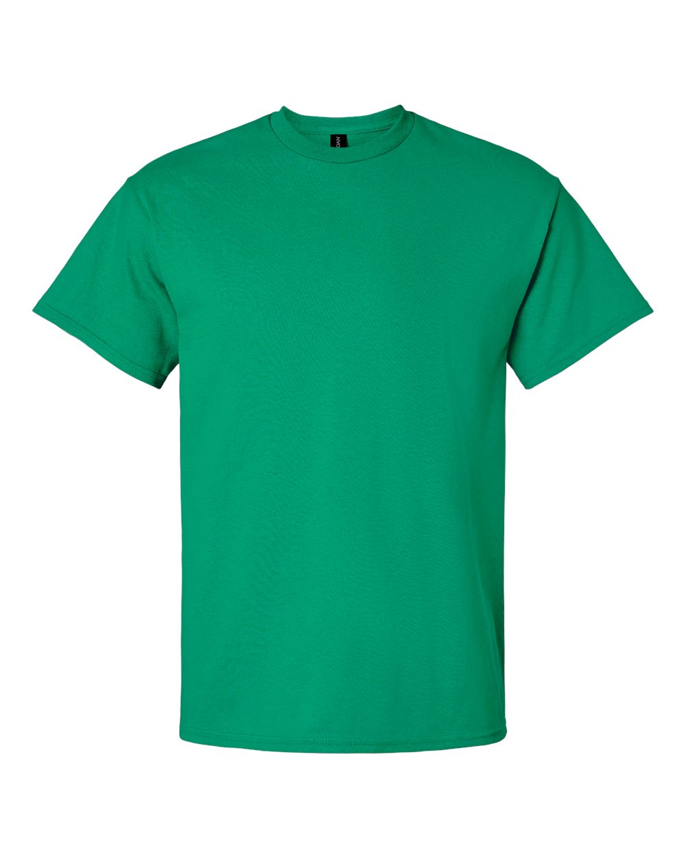 White Gildan 2000 Unisex Ultra Cotton T-Shirt, front view showing classic crew neck and smooth cotton fabric.