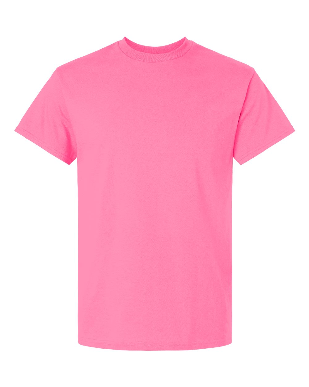 White Gildan 2000 Unisex Ultra Cotton T-Shirt, front view showing classic crew neck and soft cotton fabric.