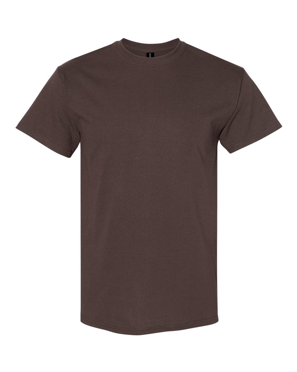 White Gildan 5000 Unisex Heavy Cotton T-Shirt, front view showing soft fabric and classic fit.