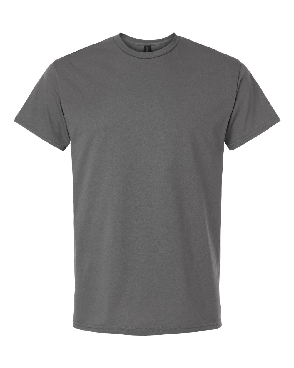 White Gildan 3000 unisex light cotton T-shirt displayed flat, showcasing the soft fabric and classic fit.