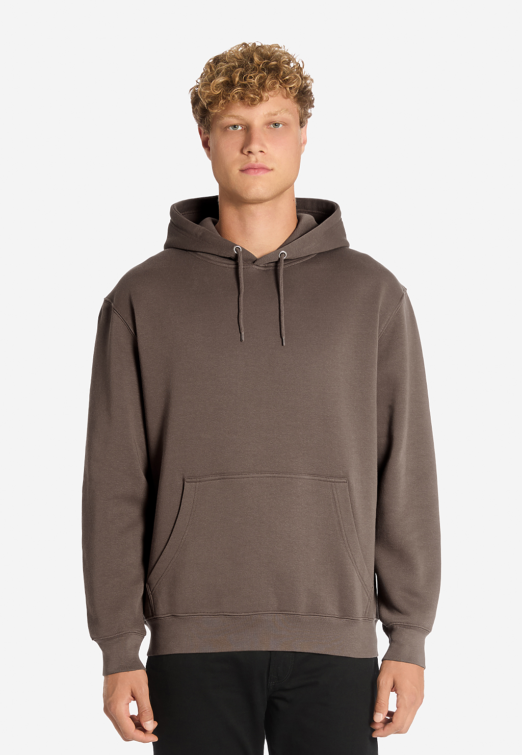 Varaprint premium pullover hoodie in cozy fabric, featuring a classic design with a kangaroo pocket and adjustable hood.