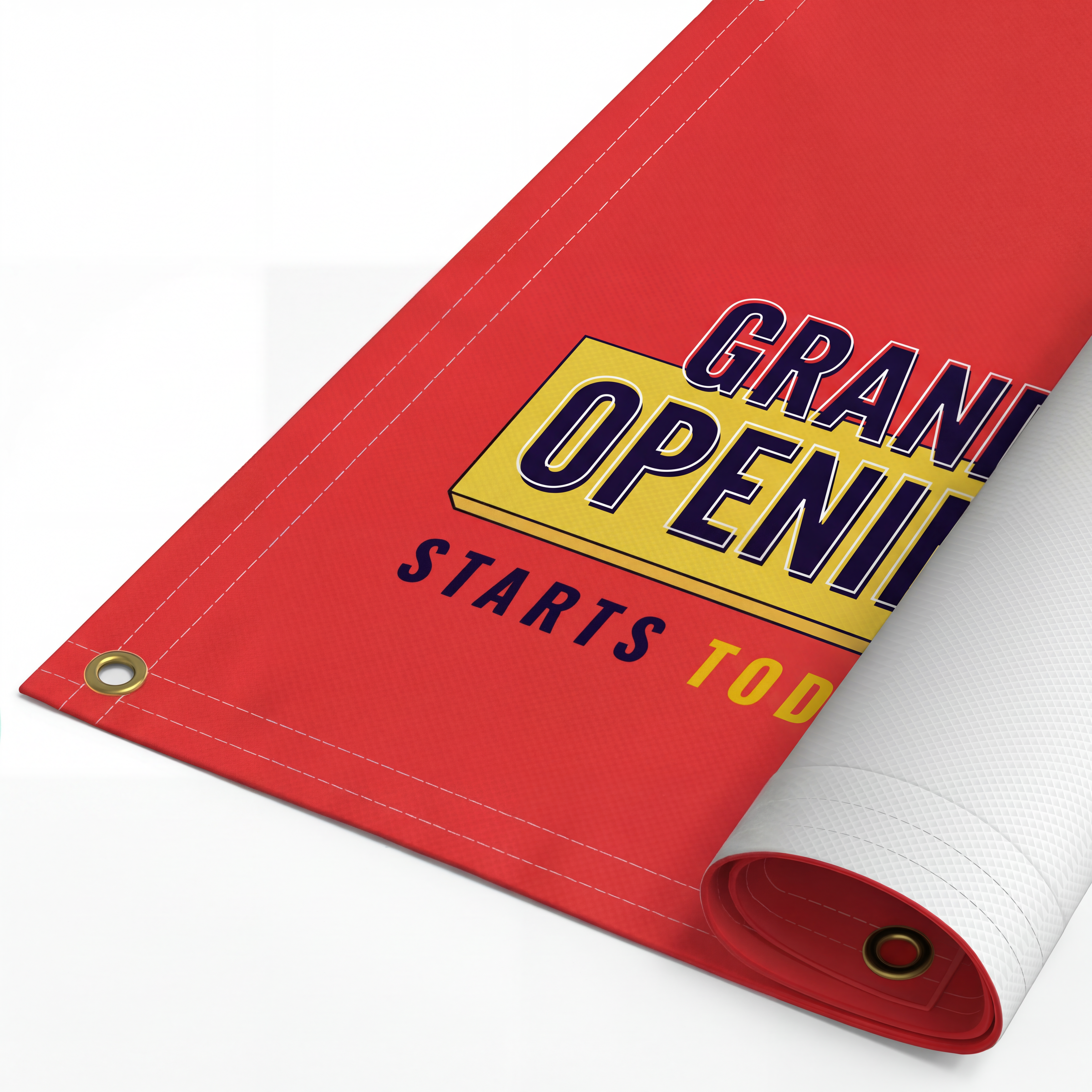 18oz Blockout Banner by Varaprint featuring a durable, opaque banner material with bold print for outdoor and indoor displays.