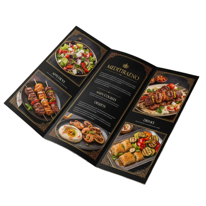Menus printing by Varaprint