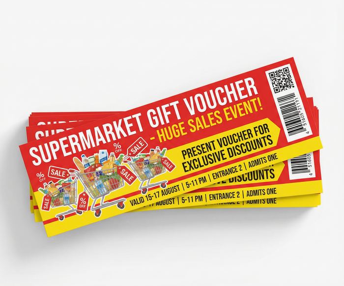 Gift Certificates & Vouchers printing by Varaprint