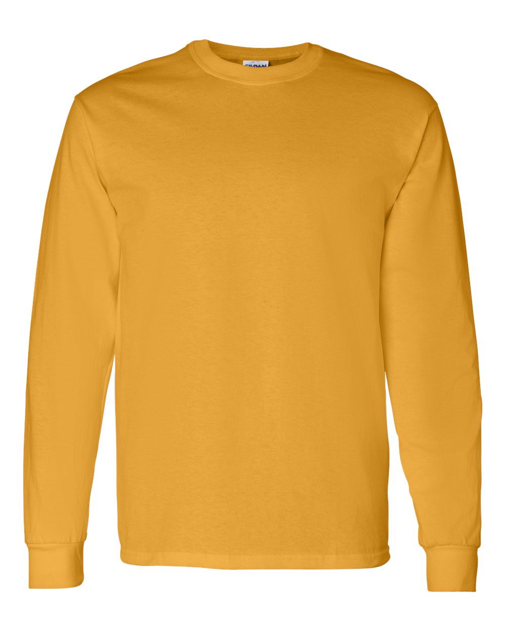 Heavy Cotton Long Sleeve — Gold — front garment preview