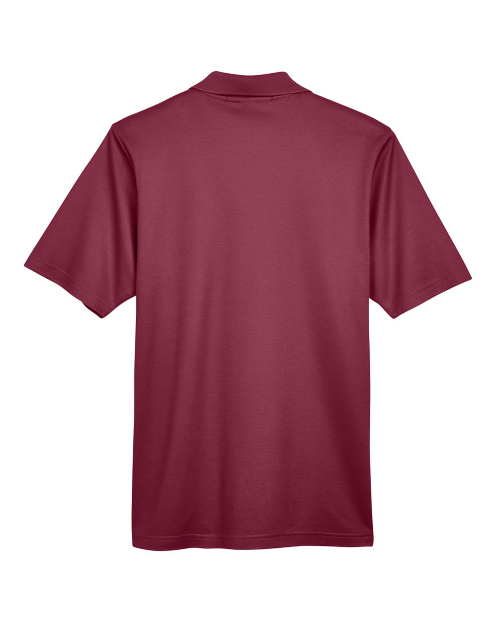 Premium Polo — Burgundy — back garment preview