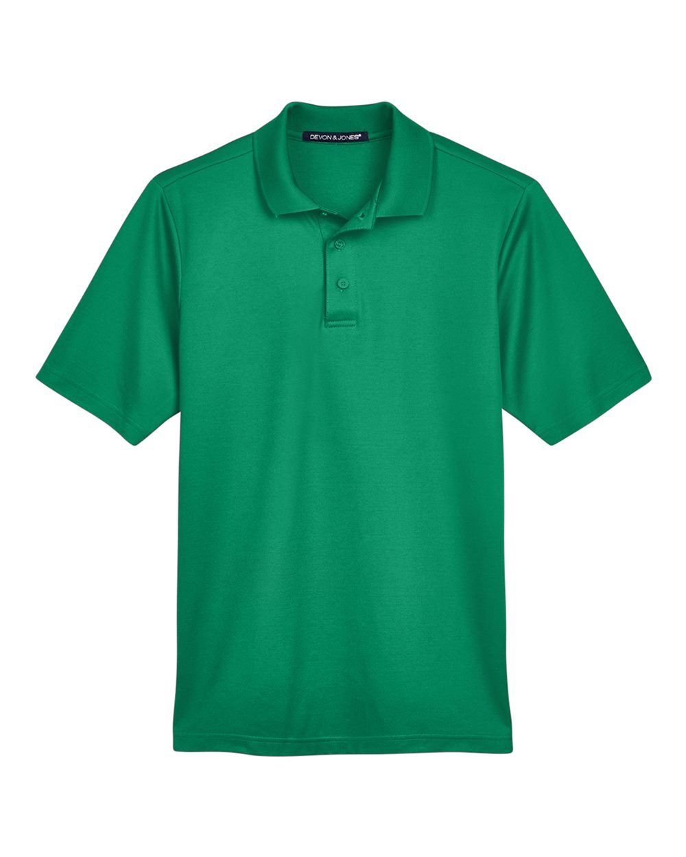 Premium Polo — Kelly Green — front garment preview