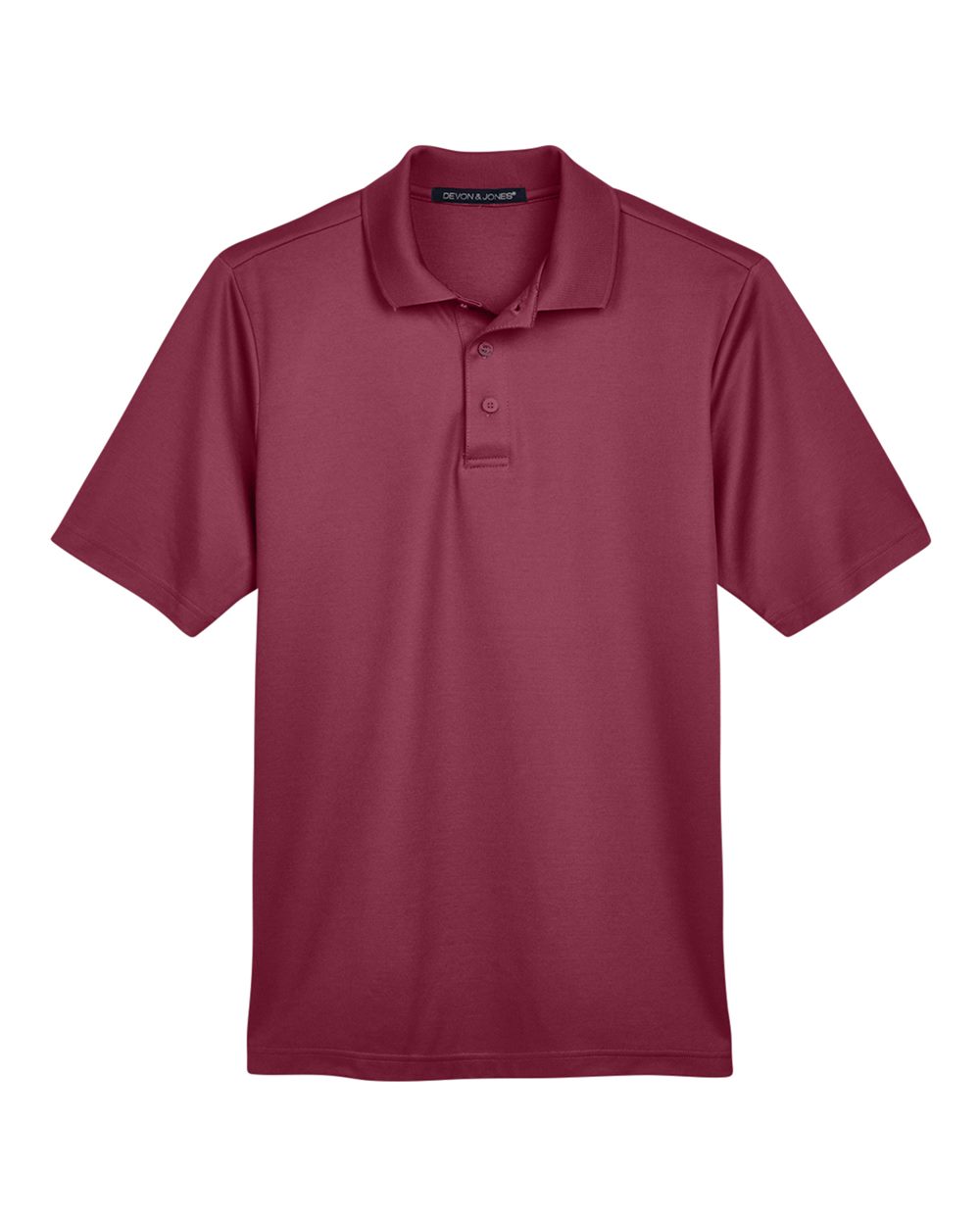 Premium Polo — Burgundy — front garment preview