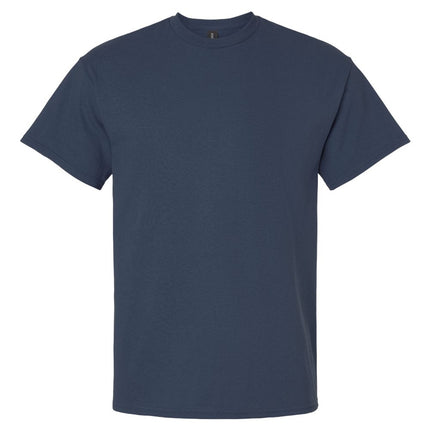 Gildan 2000 Unisex Ultra Cotton T-Shirt in white, front view showing classic crew neck and short sleeves.