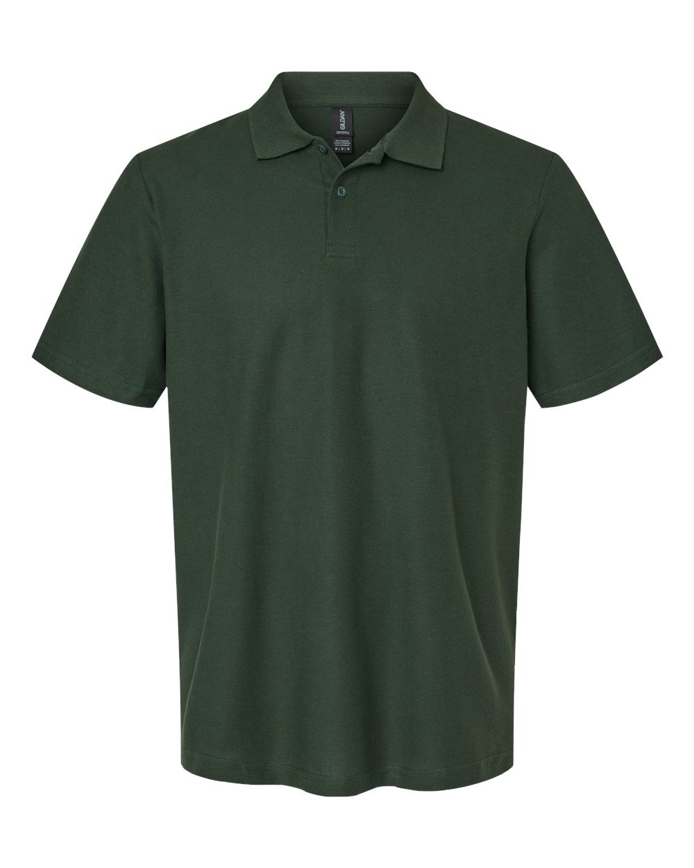Standard Polo — Forest Green — front garment preview