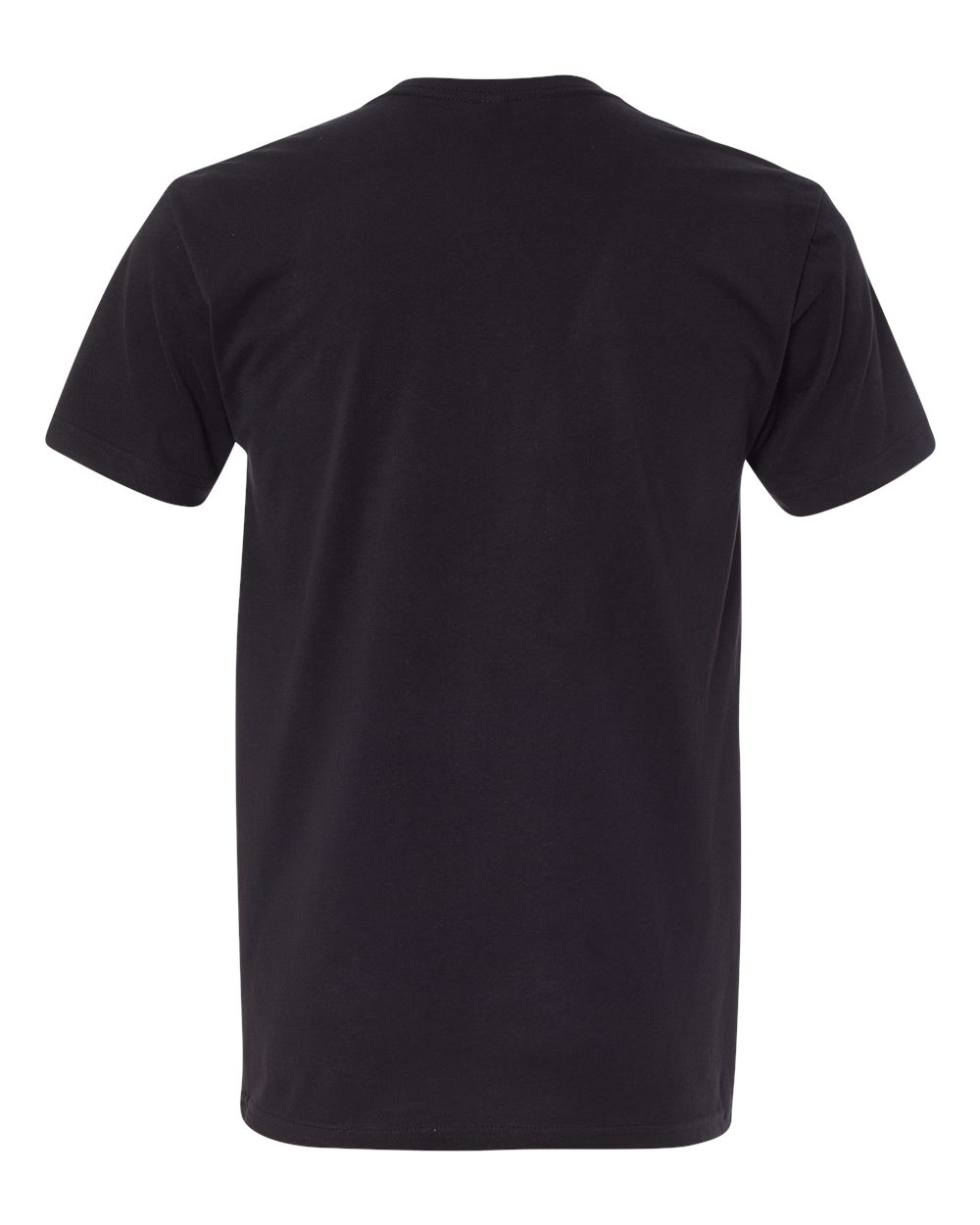 Premium T-Shirt — Black — back garment preview