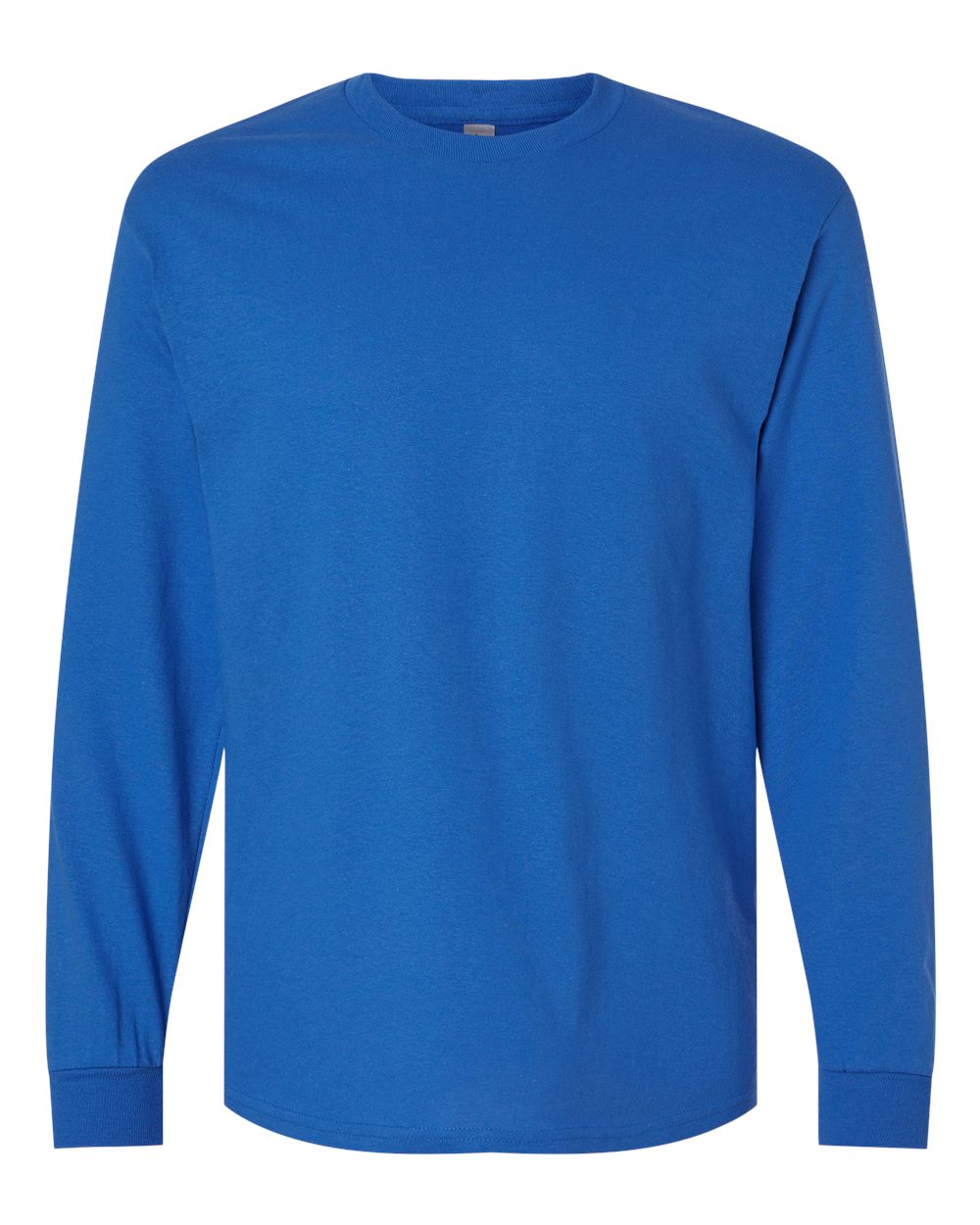 Heavy Cotton Long Sleeve — Royal — front garment preview