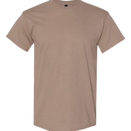 Gildan 5000 Unisex Heavy Cotton™ T-Shirt - Brown Savana