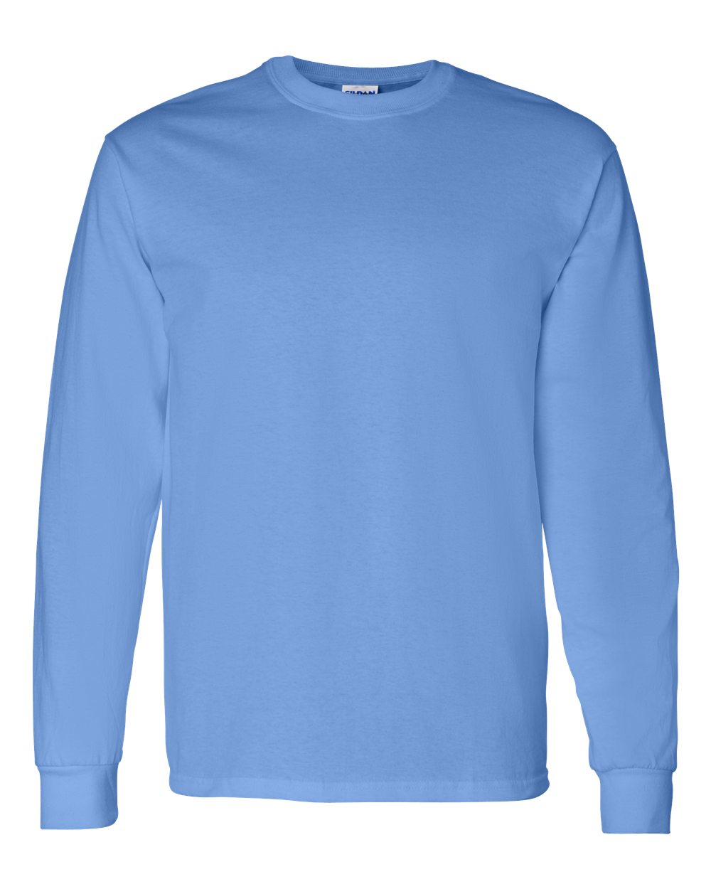 Heavy Cotton Long Sleeve — Carolina Blue — front garment preview