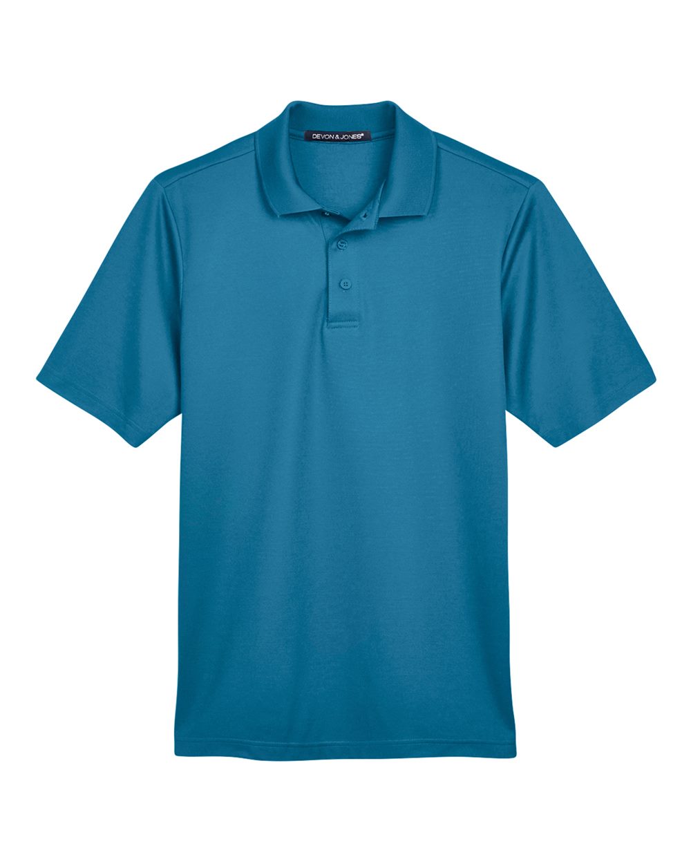 Premium Polo — Dark Teal — front garment preview