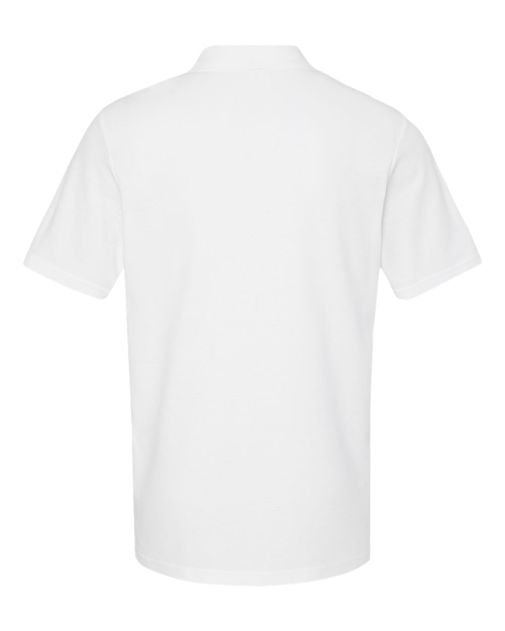 Standard Polo — White — back garment preview