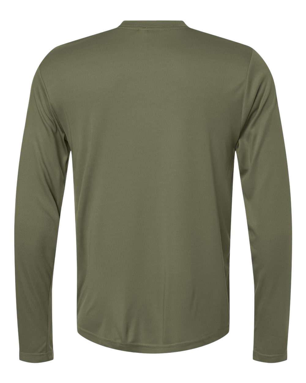Performance Long Sleeve — Military Green — back garment preview