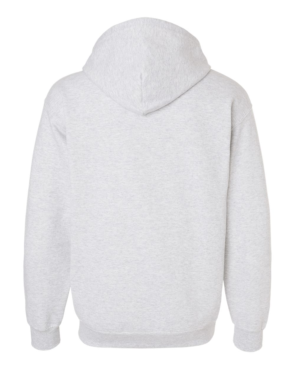 Full-Zip Hoodie — Ash — back garment preview