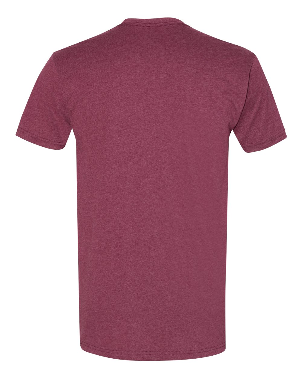 Premium T-Shirt — Heather Maroon — back garment preview